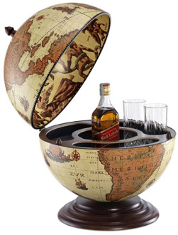 Barglobe 100 Tafelmodel Nettuno Safari ø 40 cm | Zoffoli