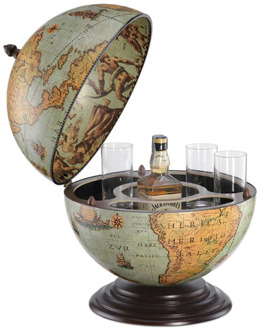 Barglobe 95 Tafelmodel Nettuno Laguna ø 40 cm | Zoffoli - hoogte 50 cm.
