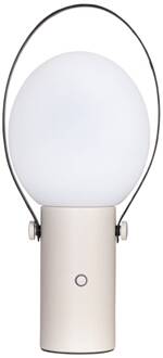 Bari LED accu-tafellamp IP44 zandbeige