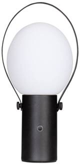 Bari oplaadbare LED tafellamp IP44 zandzwart