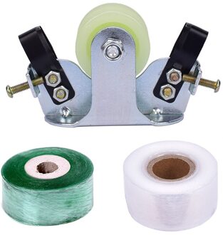 Bark Cutter Met Wielen En Stretch Film Tape Girdling Fruit Boom Schaar Slijtvaste Ring Tuin Schors Peeling Tool CUTTER met Tape