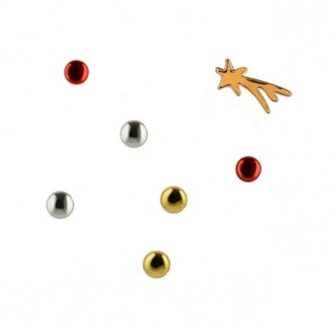 BARK for Christmas Kerstboom magneten, 6 stuks en 1 ster