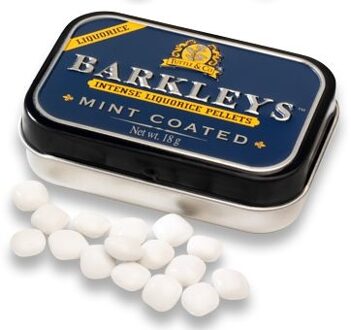 Barkleys Barkleys - Liquorice Pellets Mint 18 Gram