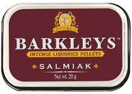 Barkleys Barkleys - Liquorice Pellets Salmiak 20 Gram
