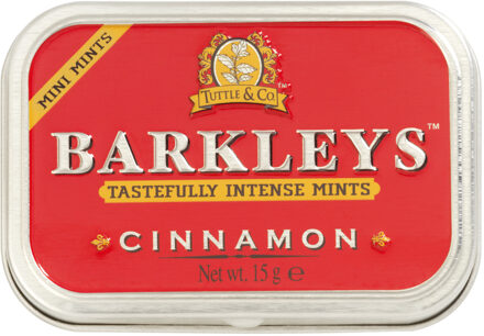 Barkleys Barkleys - Mini Mints Cinnamon Sugarfree 15 Gram