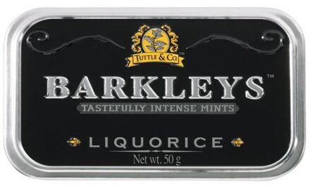 Barkleys Barkleys Tin Liquorice 50 Gram