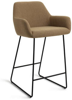 Barkruk 'Hiroo' Slide Black, kleur Willow (zithoogte 67cm)