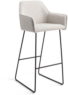 Barkruk 'Hofu' Slide Black, kleur Checkers Charm (zithoogte 75cm)