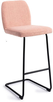 Barkruk 'Ikata' Arch Black, kleur Anemone (zithoogte 76cm)