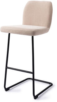 Barkruk 'Ikata' Arch Black, kleur Sand Strand (zithoogte 75cm)