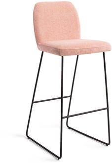 Barkruk 'Ikata' Slide Black, kleur Anemone (zithoogte 75cm)