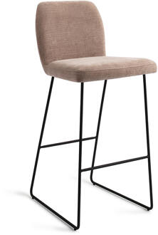 Barkruk 'Ikata' Slide Black, kleur Mocha Mist (zithoogte 75cm)