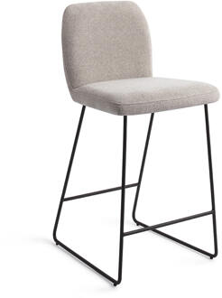 Barkruk 'Ikata' Slide Black, kleur Pretty Plaster (zithoogte 65cm)