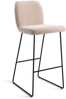 Barkruk 'Ikata' Slide Black, kleur Sand Strand (zithoogte 75cm)