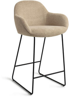 Barkruk 'Kushi' Slide Black, kleur Desert Dunes (zithoogte 67cm)