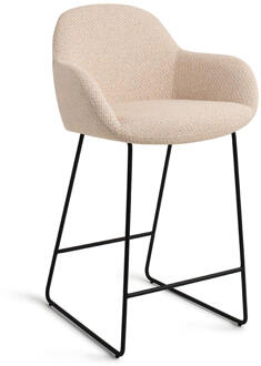 Barkruk 'Kushi' Slide Black, kleur Trouty Tinge (zithoogte 67cm)