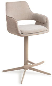 Barkruk 'Oketo' Draaibaar, kleur Driftwood Drive (zithoogte 65cm)