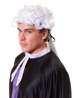 Barok thema heren pruik