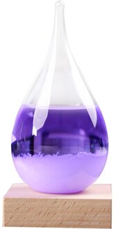 Barometer Transparante Storm Glas Water Droplet Weersverwachting Voorspeller Monitor Fles Thuis Desktop Decor Brithday # T2G
