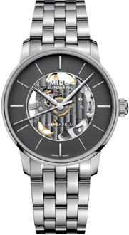 Baroncelli Signature Skeleton Horloge Mido , Gray , Heren - ONE Size