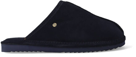 Barron Suede Heren Pantoffels - Dark navy - Maat 42