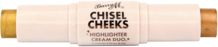 Barry M Highlighter Barry M. Chisel Cheeks Highlighter Cream Duo Gold/Bronze 12,6 g