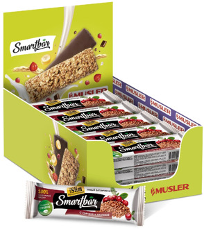 Bars muesley-with buckwheat and cranberries. Smartbar slim 25g., (25 PCs)