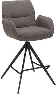 Barstoel Bowie met arm zithoogte 65cm Brown