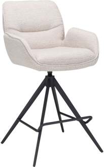 Barstoel Bowie met arm zithoogte 65cm Naturel