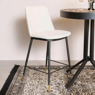 Barstoel 'Younes' kleur Beige (zithoogte 65cm)