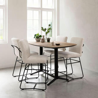 Bartafel 'Soho' Deens Ovaal, Teakhout, 160 x 90cm - 160 x 90 cm