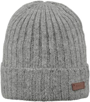 Barts Haakon Turnup Heren Muts - Heather Grey
