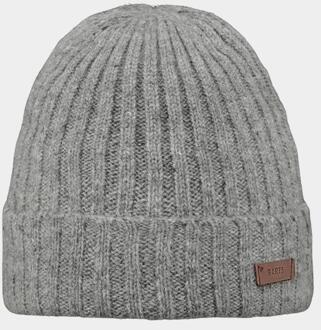 Barts Haakon Turnup Heren Muts - Heather Grey