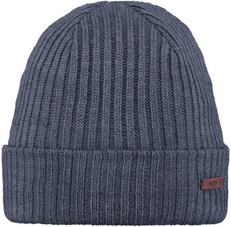 Barts Wilbert Turnup Beanie Heren blauw - 1 SIZE