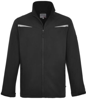 Bas - Softshell jas - Zwart - 2XL