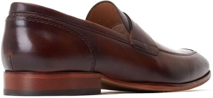BASE LONDON Bruno Leren Heren Boombijn Loafers - maat Bruin