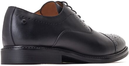 BASE LONDON Corbin Leren Zwarte Oxford Schoenen Voor Heren