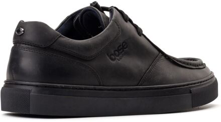 BASE LONDON Dalston Leren Heren Zwarte Mocassins Schoenen - maat