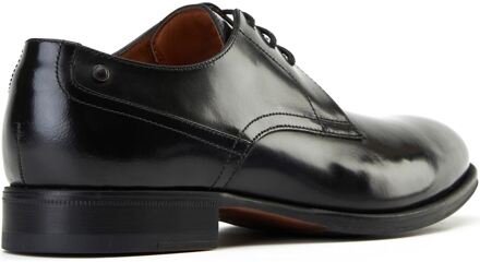 BASE LONDON Edison Leren Herenschoenen Met Zwarte Veters. - EU 42 / UK 8