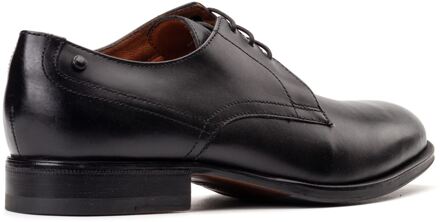 BASE LONDON Edison Leren Herenschoenen Met Zwarte Veters.