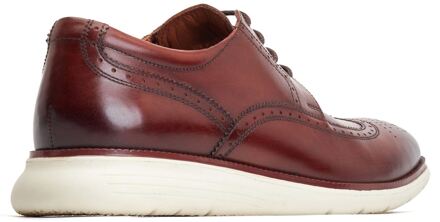 BASE LONDON Flight Leren Heren Bruine Brogues Schoenen - EU 46 / UK 11