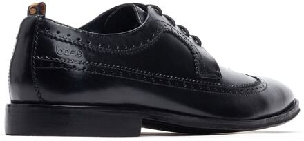 BASE LONDON Havisham Leren Heren Zwarte Brogues Schoenen - EU 39/ UK 6