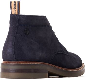 BASE LONDON Knebworth Leren Herenlaarzen Navy