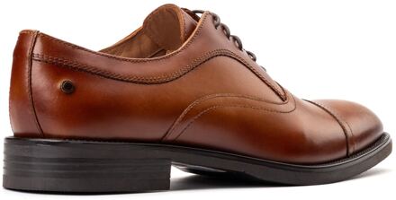 BASE LONDON Lapel Leren Herenschoenen in Tan Oxford Bruin - EU 47.5 / UK 12