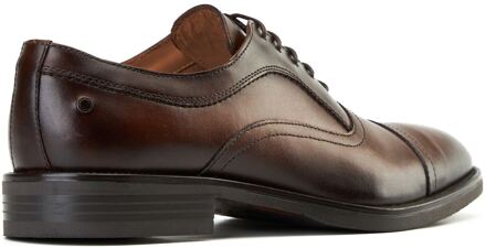 BASE LONDON Leren Heren Oxford Schoenen in Bruin met Vestlapel - EU 47.5 / UK 12