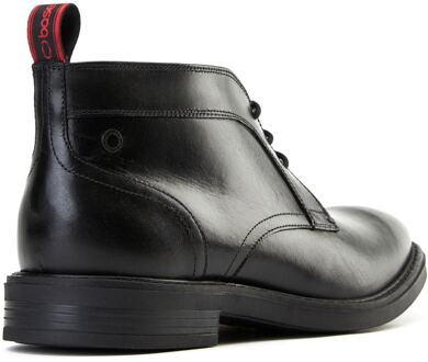 BASE LONDON Lincoln Leren Zwarte Enkellaarzen Voor Heren - EU 39/ UK 6