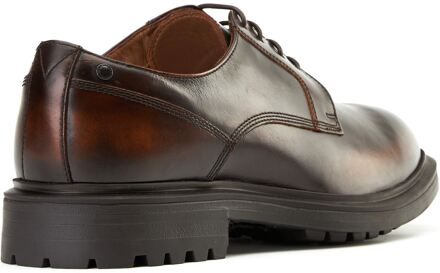 BASE LONDON Locke Leren Heren Bruine Veterschoenen - EU 46 / UK 11