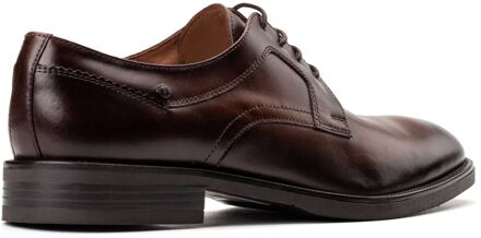 BASE LONDON Mouw Leer Heren Bruine Veterschoenen - EU 42 / UK 8