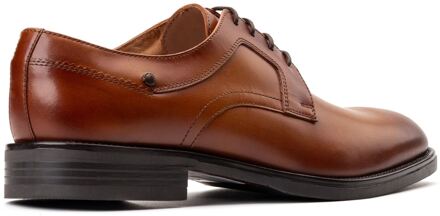 BASE LONDON Mouw Leer Heren Tan Veterschoenen Bruin - EU 47.5 / UK 12