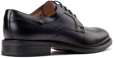 BASE LONDON Mouw Leren Heren Marineblauwe Veterschoenen Navy